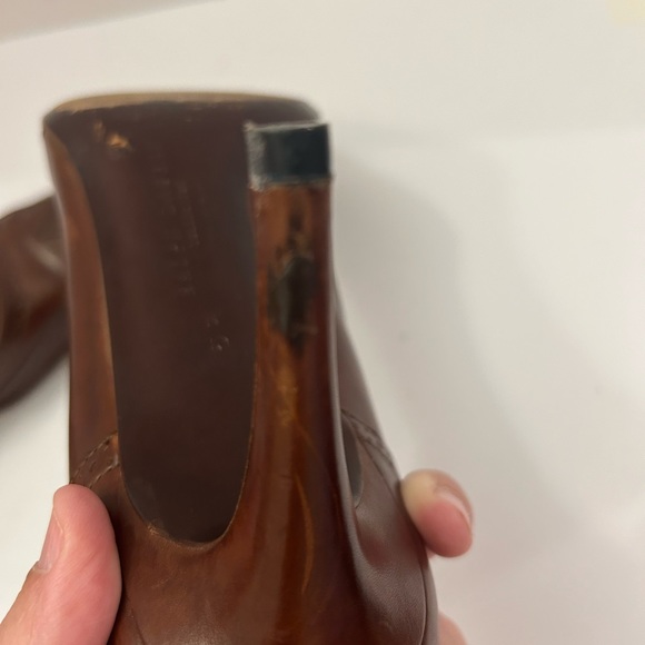 Ralph Lauren Collection Purple Label Brown Leather Heels/pumps Size 10B - Picture 8 of 8